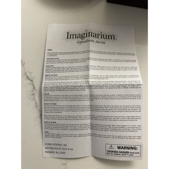 Wooden Mini Chess Box Set Imaginarium Signature Series Tournament Compliant - Picture 10 of 12